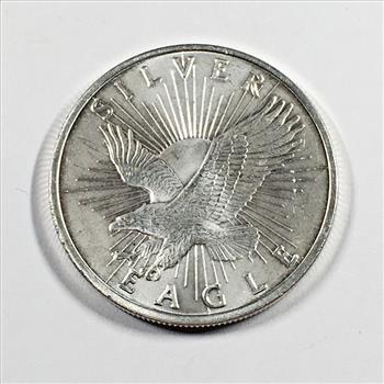 1oz 999 Fine Silver Sunshine Silver Round