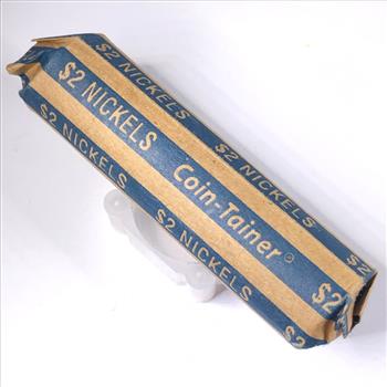 $2 Roll of Mix-dated Jefferson Nickels