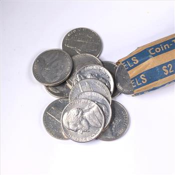 $2 Roll of Mix-dated Jefferson Nickels