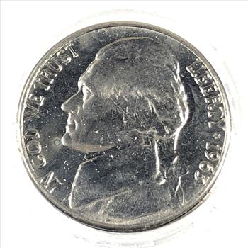 $2 Tube of Jefferson Nickels*Tube is Marked 1963-D*We Have Not Researched This Roll