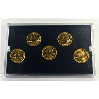 2000 24K Gold Layered Edition of the US State Quarter Collection*In Original Packaging