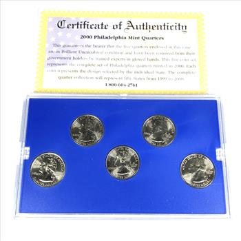 2000 Philadelphia Mint Edition State Quarter Collection*In Original Packaging