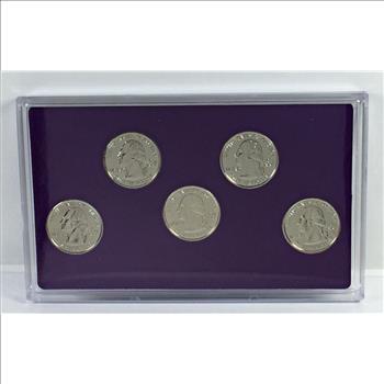 2000 Platinum Layered Commemorative State Quarters Set*Millennium Edition*In Original Packaging