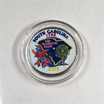 2000-P Colorized South Carolina Commemorative Quarter*