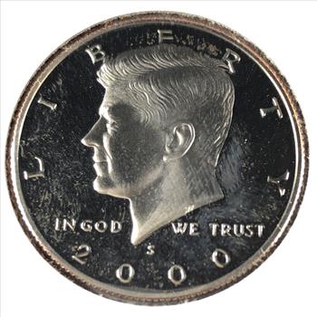 2000-S Proof Kennedy Half Dollar*Deep Cameo