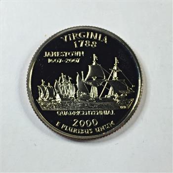 2000-S PROOF Virginia Washington Statehood Commemorative Quarter - Deep Mirrors and Cameos