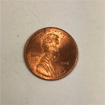 2001 Broadstruck Lincoln Cent Error Coin *High Grade