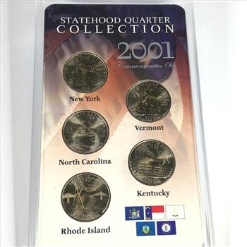2001 Philadelphia State Quarter Collection with Great Appeal and Nice Toning