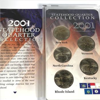 2001 Philadelphia State Quarter Collection with Great Appeal and Nice Toning