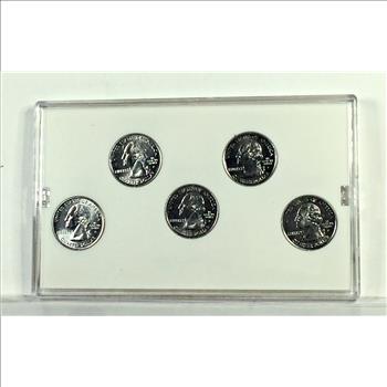 2001 Platinum Layered Edition State Quarter Collection*In Custom Holder & Original Packaging