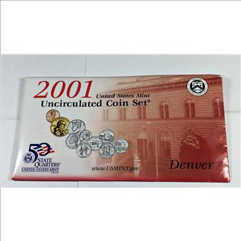 2001 United States Mint Uncirculated Coin Set*Denver Mint*In Original US Mint Packaging