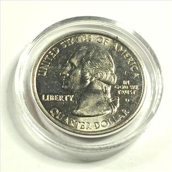 2001-D Colorized Kentucky State Commemorative Quarter*Specialized Coloring*In Protective Capsule