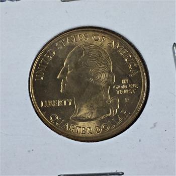 2001-P 23K Gold Layered New York State Commemorative Quarter*High Grade