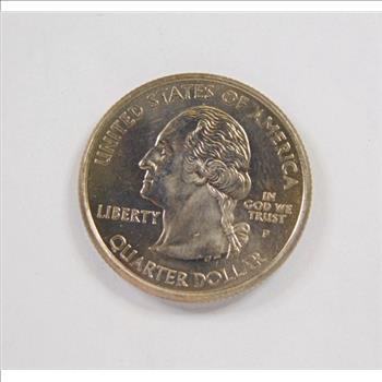 2001-P Colorized Rhode Island Commemorative State Quarter