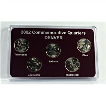 2002 Denver Edition of Commemorative Quarters*In Custom Holder