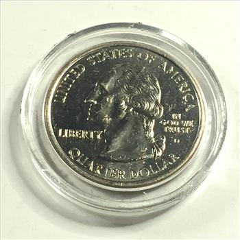 2002-D Colorized Indiana State Commemorative Quarter*Specialized Coloring*In Protective Capsule