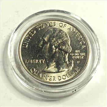 2002-P Colorized Ohio State Commemorative Quarter*Specialized Coloring*In Protective Capsule