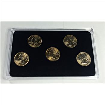 2004 24K Gold Layered Edition of United States Commemorative Quarters*In Custom Holder