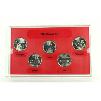 2004 Denver Mint Edition State Quarter Collection*In Custom Holder & Original Packaging