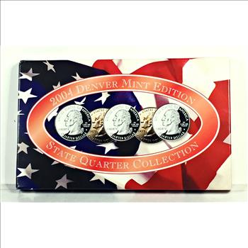 2004 Denver Mint Edition State Quarter Collection*In Custom Holder & Original Packaging