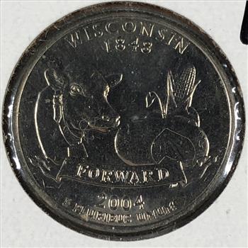 2004 Denver Wisconsin State Quarter Low Leaf Error *RARE