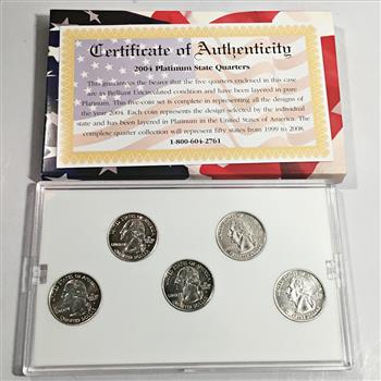 2004 Platinum Edition State Quarter Collection*In Original US Mint Packaging