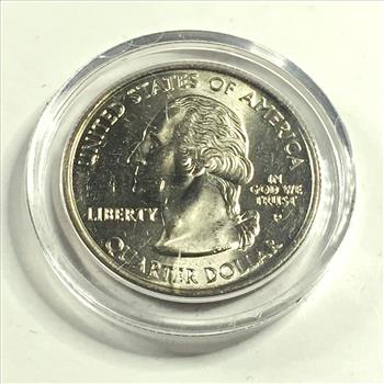 2004-P Colorized Michigan State Commemorative Quarter*Specialized Coloring*In Protective Capsule