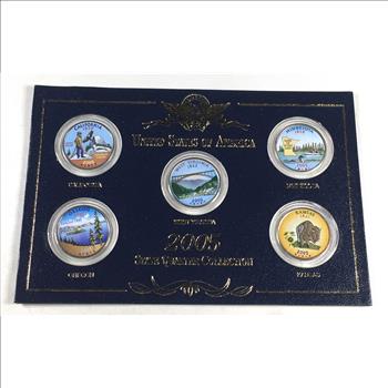 2005 Colorized State Quarter Collection*In Capsules and Nice Storage/Display Box