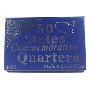 2005 Commemorative State Quarters*Philadelphia Mint*Custom Holder and Box