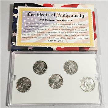 2005 Platinum Edition State Quarter Collection*In Original US Mint Packaging