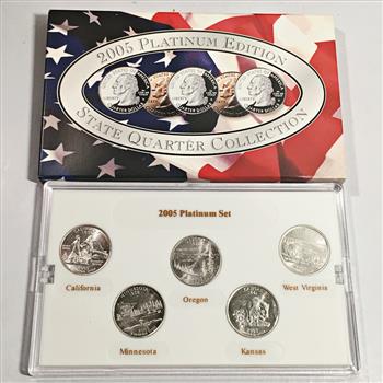 2005 Platinum Edition State Quarter Collection*In Original US Mint Packaging