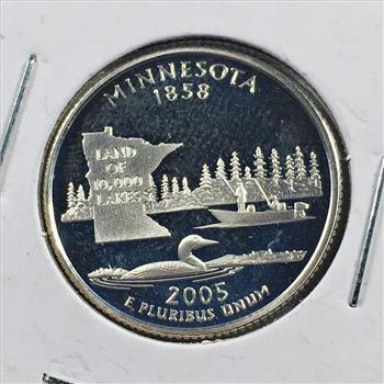 2005-S Proof Silver Minnesota State Commemorative Quarter*DCAM