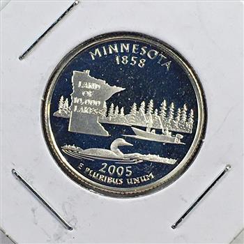 2005-S Proof Silver Minnesota State Commemorative Quarter*DCAM