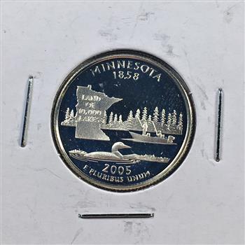 2005-S Silver Proof Minnesota State Quarter*DCAM