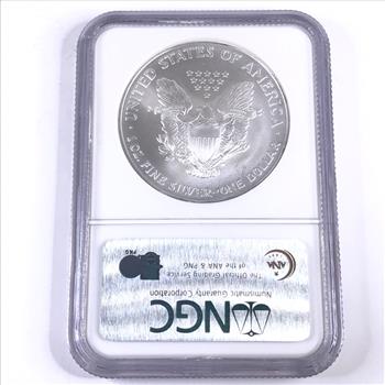 2006 American Silver Eagle*Graded MS69 by NGC*One Troy Ounce .999 Fine Silver