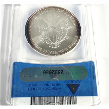 2006 American Silver Eagle*Mint First Strike*Graded MS69 by ANACS*1oz .999 Fine Silver