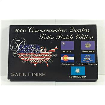 2006 Philadelphia Mint Satin Finish Commemorative State Quarters*In Original US Mint Packaging