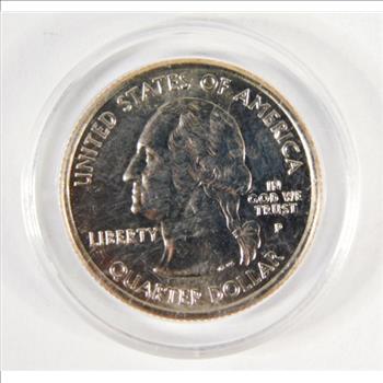 2006-P Colorized North Dakota Commemorative State Quarter