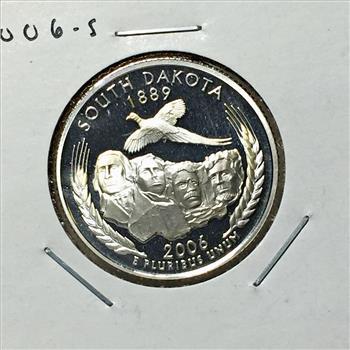 2006-S Proof Silver South Dakota State Commemorative Quarter*DCAM