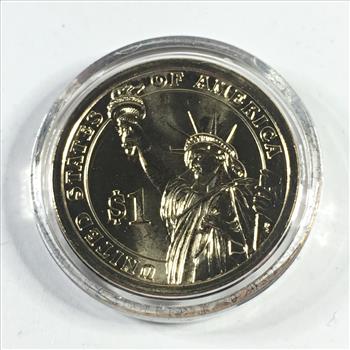 2007 Colorized Commemorative Washington Presidential Dollar Honoring President Barack Obama