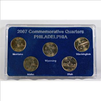 2007 Commemorative Statehood Quarter Philadelphia Coin Set
