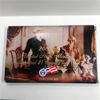 2007 United States Mint Presidential Commemorative $1 Coin Proof Set*Set of Four Coins in Original US Mint Packaging