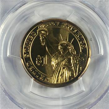 2007-D George Washington (position A) Commemorative Presidential Dollar*First Day of Issue*Graded MS66 by PCGS