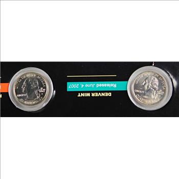 2007-P & D Colorized Idaho State Commemorative Quarters*On 6.5