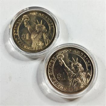 2007-P & D John Adams Commemorative Presidential Dollars*High Grade with Luster in Protective Capsules