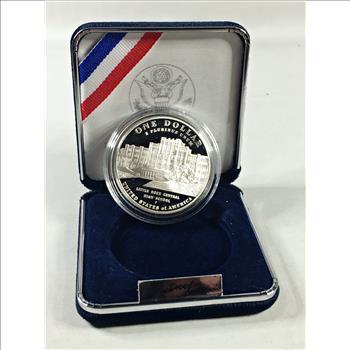 2007-P Proof Silver Dollar Commemorating Desegregation In Education*In Display/Gift Case