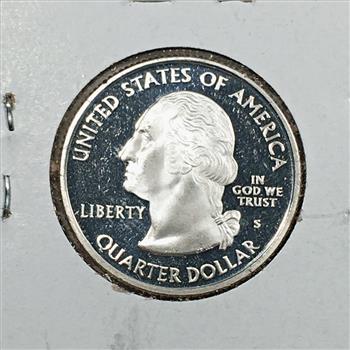 2007-S Silver Proof Wyoming State Commemorative Quarter*DCAM