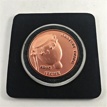 2008 Ghanaian Tribes 1 Eche*Naajeri Tribe*Bronze*Uncirculated*In Protective Capsule