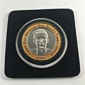 2008 Ghanaian Tribes 1 Ewai*Ewaala Tribe*Brass/CN*Uncirculated*In Protective Capsule