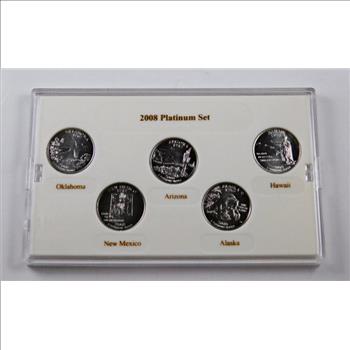 2008 Platinum Edition State Quarter Collection*In Original Packaging